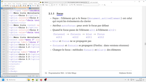 Programmation Web L3 Cours 3 3/5 : introductions aux formulaires et aux contrôles