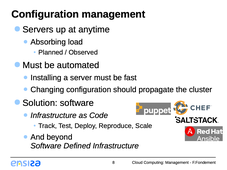 Cloud Computing - 3.1 Gestion de configuration