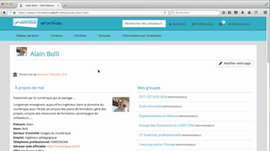 Mahara - Se présenter