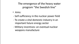 Séminaire T. Jonter « The Swedish Plans to Acquire Nuclear Weapons During the Cold War »