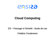 Cloud Computing - 2.1 Propriétés des applications sur Cloud