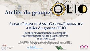 « Identifiants, métadonnées, entrepôts : du concret pour rendre Facile à trouver » (janvier 2022)