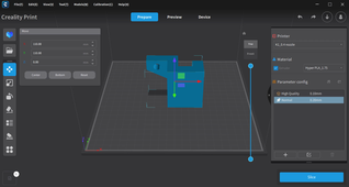 Utilisation du logiciel Creality Print v4.3.6