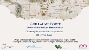 « Acquisition des données sur une chaîne éditoriale » (février 2022)