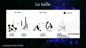 Sémiologie graphique : la taille et une conclusion
