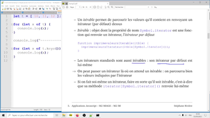 Javascript avancé, cours 1, 2/4 : itérateurs, itérables et générateurs