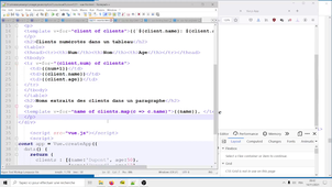 Vue js cours 1 4/4 : rendu d'un ensemble d'éléments