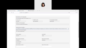 Pré-remplir une FPI CFAU