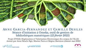 « Initiation à Omeka, outil de gestion de bibliothèques numériques » (février 2021)