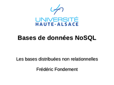 Bases distribuées NoSQL : Introduction et Réplication