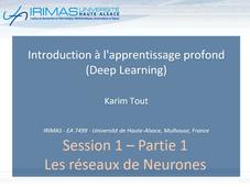 Formation Deep Learning Session 1 - Partie 1