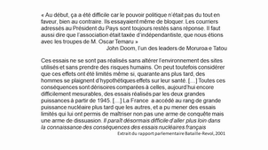 Séminaire Jeunes Chercheurs A. Vrignon « Les essais nucléaires en Polynésie française, une approche mémorielle »