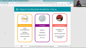 Les conseiller-ère-s à la réussite de l'Université de Strasbourg - Carine JEANGEORGE & Didier TOSSE
