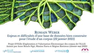 « Enjeux et difficultés d’une base de données bien construite pour l’étude d’un corpus : l’exemple de la réalisation d’une base bibliographique de canards des XVIe-XVIIe siècles » (janvier 2021)