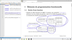 Javascript avancé Cours 2 1/3 : prog. fonctionnelle : clôtures