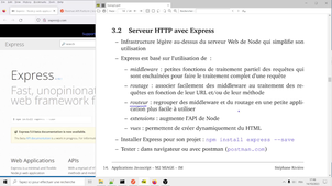 Développement javascript avancé, Cours 5, vidéo 3/5 : serveurs web avec Express