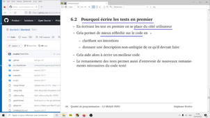 Tests unitaires, vidéo 6/6 : développement dirigé par les tests
