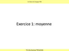 TP Info ENSISA - 02 exercice 1 moyenne