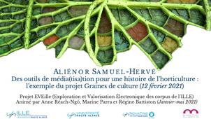 2021 J2 Aliénor Samuel-Hervé Retour d'expérience
