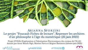 « Le projet Foucault Fiches de lecture. Repenser les archives d’un philosophe à l’âge du numérique » (avril 2021)