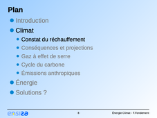 Enjeux Socio-Ecologiques : Constat du Changement Climatique