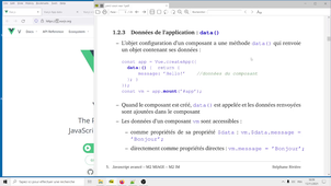 Vue js cours 1 1/4 : introduction à Vue js