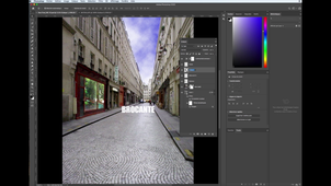 Tuto Photoshop insérer Titre en perpective