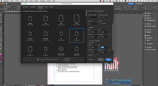 Rapport MMI 1. Créer le fichier In Design