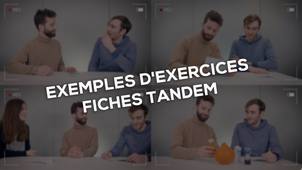 exemples d'exercices Fiches tandem