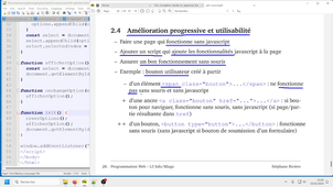 Programmation Web L3 Cours 3 5/5 : formulaires et dialogues
