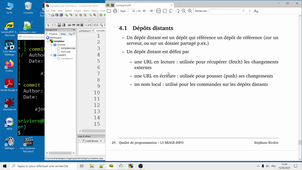 Git (cours 1 qualité de programmation) 4/4 : utilisation des dépots distants