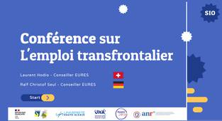 Conférence : l'emploi transfrontalier - décembre 2022