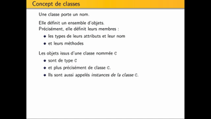 Introduction sur les classes