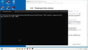 Développement javascript avancé, Cours 5, vidéo 4/5 : serveurs web avec Express, détails