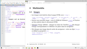 Javascript M1, cours 2, vidéo 3/6 : multimédia en HTML5