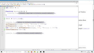 Développement javascript avancé M2, Cours 3, 2/6 : minuteurs et fonctions de rappel