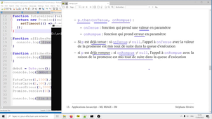 Développement javascript avancé M2, Cours 3, 3/6 : promesses