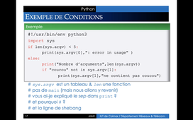 Python (vidéo 2) : les instructions