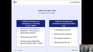 Les offres de formation modulaires du Learning Center et du Service d'Insertion et d'Orientation/ Bureau d'Aide à l'Insertion Professionnelle et des Stages - Bénédicte Marckert & Néhémie Henry