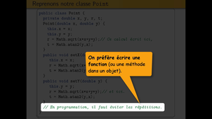 Méthodes privées et attributs publics