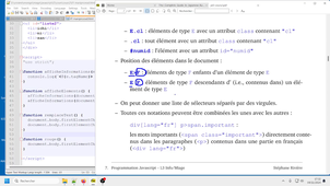 Programmation Web cours 2 1/5 : rappels HTML et CSS