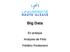 Big Data - Analyse de Flux de Données