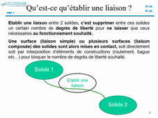 généralités sur les liaisons - part 1