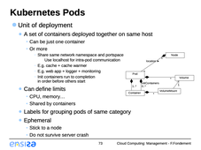 Cloud Computing - 3.4.3 Kubernetes Pods