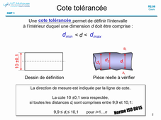 Cotation Dimensionnelle - prof_2-cote tolérancée