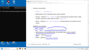 Développement javascript avancé, Cours 5, vidéo 2/5 : api REST