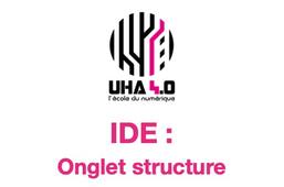 Présentation de la fonction structure des IDE