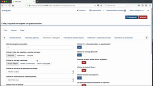 Prise en main Limesurvey (e-enquete)