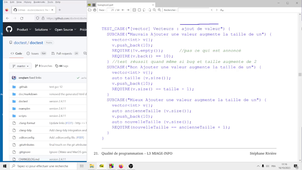 Tests unitaires, vidéo 3/6 : tests propres