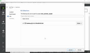 Créer un projet, compiler et exécuter un programme avec Qt Creator